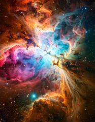 Wall Mural - creation of our universe concept after the big bang