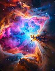 Wall Mural - creation of our universe concept after the big bang