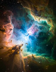 Wall Mural - creation of our universe concept after the big bang