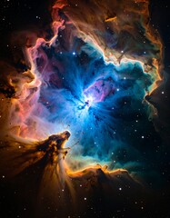 Wall Mural - creation of our universe concept after the big bang