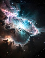 Wall Mural - creation of our universe concept after the big bang