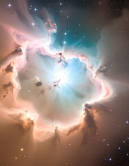 Wall Mural - creation of our universe concept after the big bang