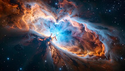 Wall Mural - creation of our universe concept after the big bang