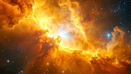 Wall Mural - creation of our universe concept after the big bang