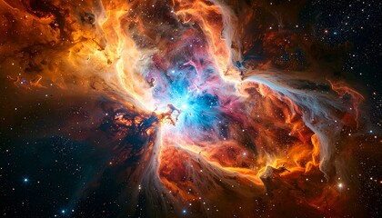 Wall Mural - creation of our universe concept after the big bang