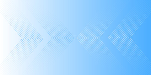 Aufkleber - Abstract arrow striped line direction geometric design. modern technology creative Trendy background. abstract blue gradient background design business banner pattern, template, Vector illustration.	