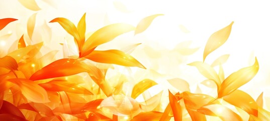 Poster - Vibrant Golden Organic Layers Vector Abstraction with Colorful Textures for Modern Art Enthusiasts