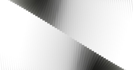 Poster - Abstract black and white background geometric pattern of design 3d render