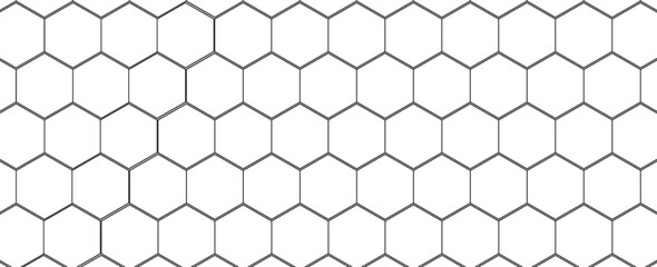 Aufkleber - Modern white background textured with abstract hexagon pattern.vector