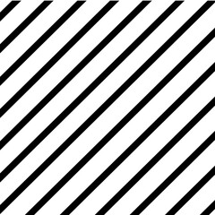 Poster - Geometric Precision: A seamless, photorealistic pattern of bold, black diagonal stripes on a clean, smooth surface. A dynamic and versatile design element, perfect for various applications.