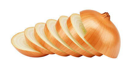 Poster - Sliced Onion Rings Close-Up Photography