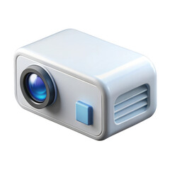 Aufkleber - 3d realistic mini projector render isolated on transparent background