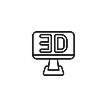 A simple line art icon shows a computer monitor displaying 