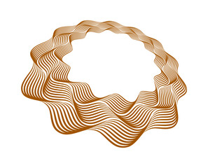 Fototapete - abstract background with space for your text Design Element Wave Lines Guilloche curve line Background circle for Pattern branding Frame border certificates, diplomas