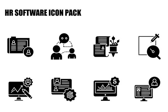 HR Software Icon Pack