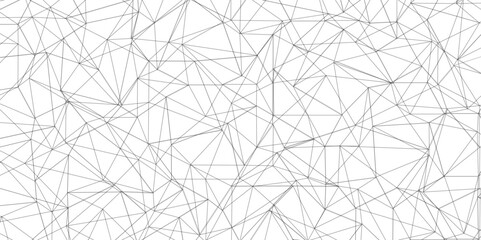 Abstract of simple gray line triangle pattern geometric background. Seamless geometric polygonal repeatable pattern swatch background, Trendy design vector background for web backdrop orpaper print.
