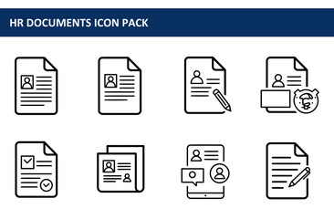 Poster - HR Documents Icon Pack