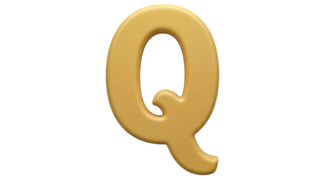 Isolated Letter Q