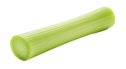 Poster - Fresh green leek vegetable stalk isolated on black background studio shot