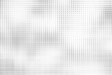 Poster - Grunge halftone gradient texture. Faded grit noise background. Sandy gritty wallpaper. Retro pixelated backdrop. Black and white anime or manga comic overlay. Vector graphic design textured halftone
