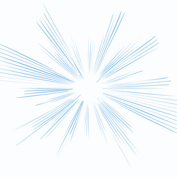 Abstract Light Blue Starburst Rays Burst Background