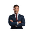 © AIDreams - Confident Businessman with Arms Crossed, Portrait