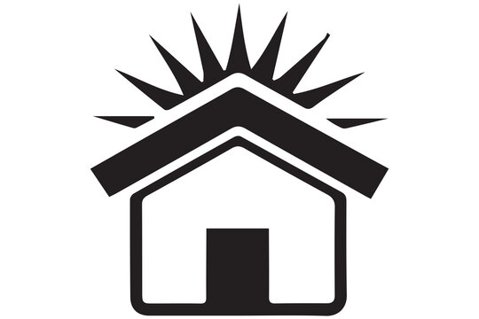 Home icon concept. graphic design, logo, Web, UI.
