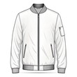 © trendf - Unisex White Bomber Jacket Blank Fashion Template