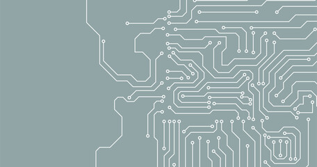 Poster - circuit board background