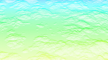 Poster - abstract blue cloud computing retro style background with space