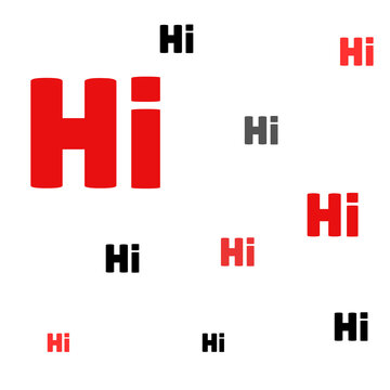 red and black text 