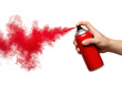 © nasima0204 - Red spray paint cloud from can isolated on transparent background