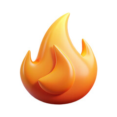 Poster - Fire flame hot burn heat blaze inferno wildfire bonfire campfire glowing light energy danger 3d render