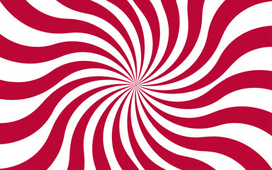 Aufkleber - Dynamic abstract spiral design with a central focal point with wavy stripes. Hypnotic swirl radiates symmetrically sense of motion and energy. Graphic, and retro-inspired illusion of spinning or depth