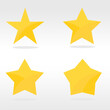 © Adhie - Golden star vector icon. flat star element. for apps and websites. Represents quality. Star vector