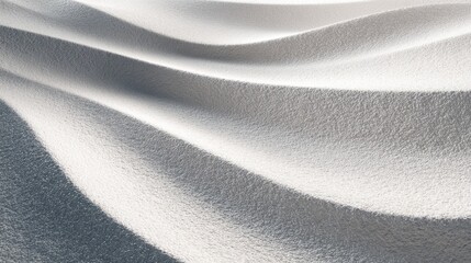 Poster - minimalist lines white sand close-up