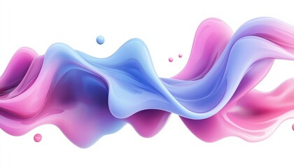Poster - Abstract Fluid Curves: Liquid Shapes And Graphics For Your Designs