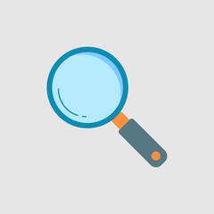 Fototapete - Magnifying glass icon. icon related to UI elements. suitable for graphic design, web site, app, user interfaces, printable etc. flat icon style. simple vector design editable