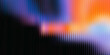© svetolk - Glass ripple texture with dark gradient background and vivid orange, blue, and lilac light streaks. Futuristic distortion, moody abstract glow, reeded vertical blur. Vector illustration