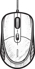 Fototapete - mouse icon,