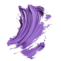 Poster - Purple paint strokes and splashes create vibrant texture on a Transparent background, Purple Paint Strokes and Splashes on PNG background
