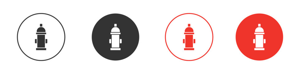 Fire hydrant icon vector, Symbol, logo illustrations