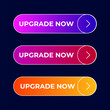 © Roman - button Upgrade Now gradient set vectorVector set gradient button