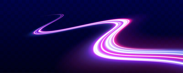 Fototapete - Concept of leading in business, Hi tech products, warp speed wormhole science vector design. The energy flow tunnel. Shine round frame with light circles light effect.	
