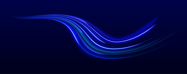 Fototapete - Concept of leading in business, Hi tech products, warp speed wormhole science vector design. The energy flow tunnel. Shine round frame with light circles light effect.	
