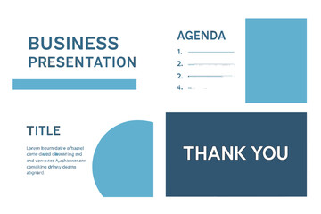 Poster - The business minimal slides presentation background template is also known as a business presentation template