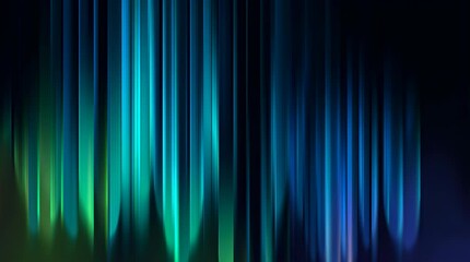 Aufkleber - Abstract Teal and Blue Light Streaks