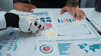 Poster - Professionals use AI analytics to interpret consumer behavior, enriching marketing approaches and improving team-wide research and strategic clarity. Noogenesis AI