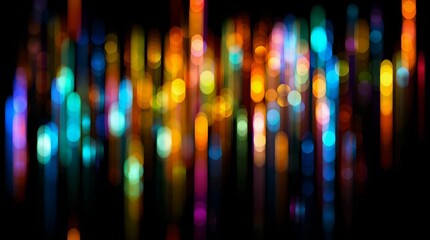 Aufkleber - Abstract Colorful Light Bokeh Background