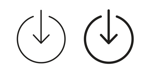 Fototapete - Inside icon Black and White Vector Graphic